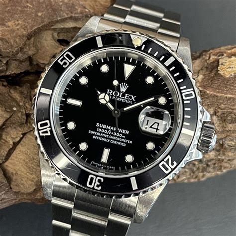 rolex submariner no date nuovo|rolex submariner date 16610.